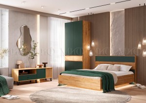 Модульная спальня Роджина (Миф) Изумрудный